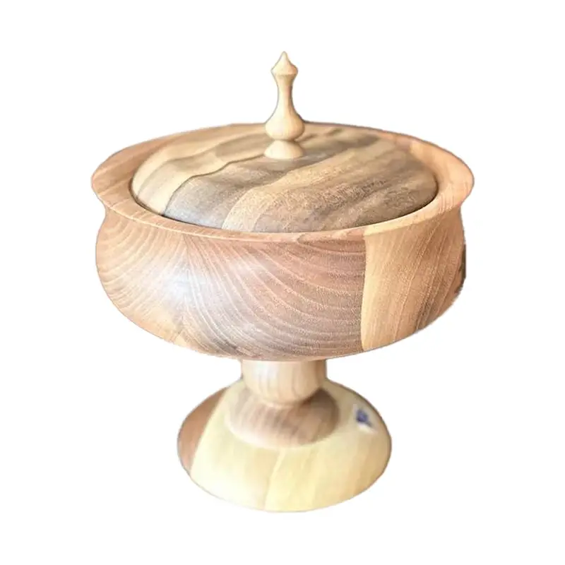 شکلات خوری چوب گردو پایه دار