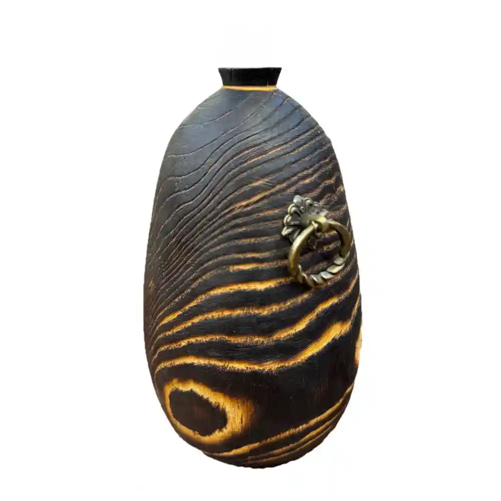 گلدان چوبی تک نسخه – چوب ون