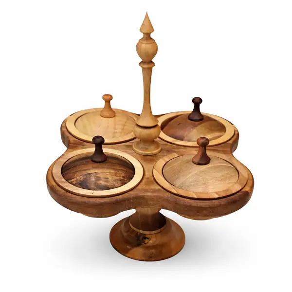 اردورخوری چوبی چهارخانه کلاسیک